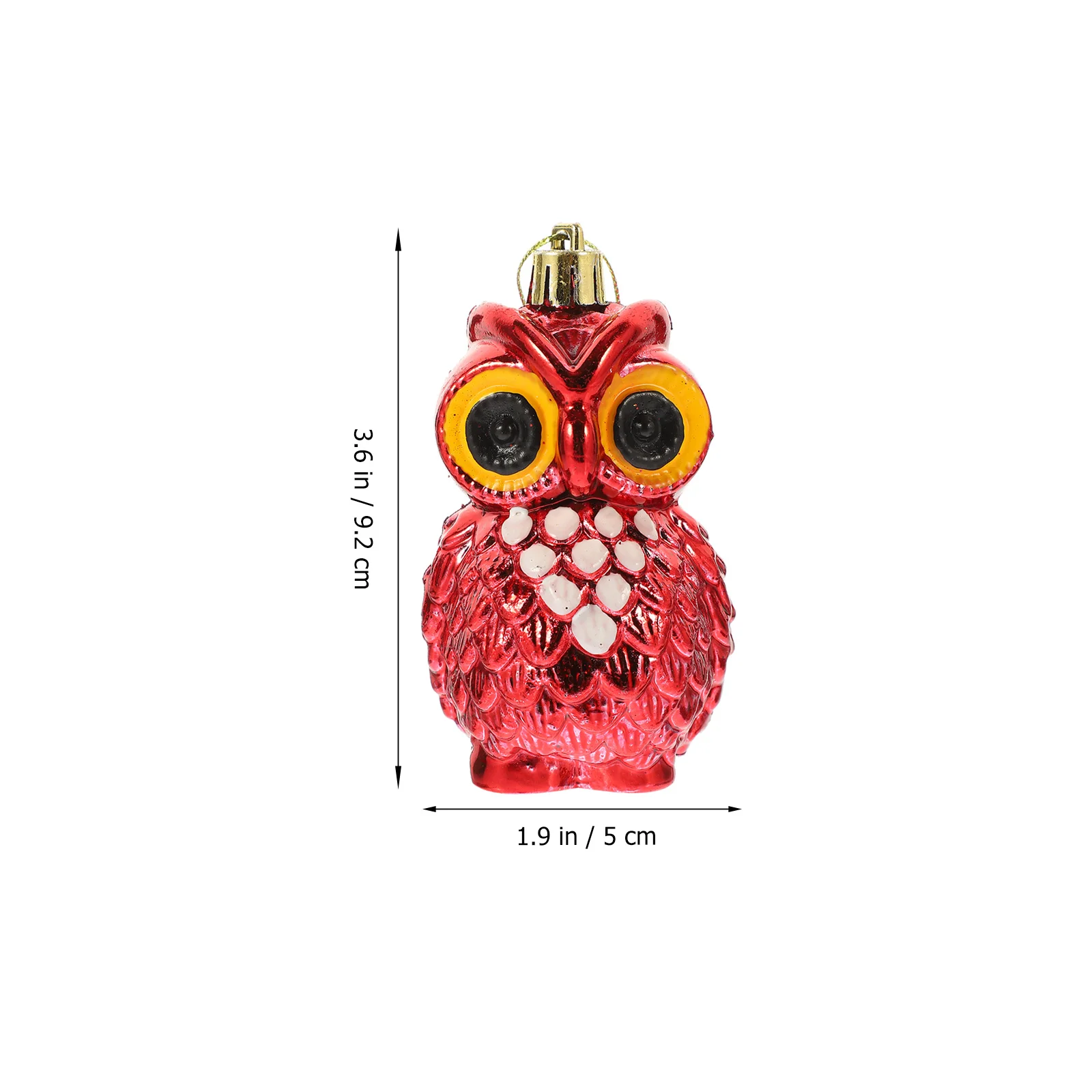 

4 Pcs Hanging Party Decoration Decorative Owl Christmas Decorations Decors Ornament