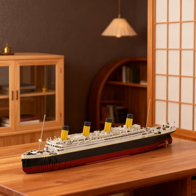 

21088 деталей MOC RMS Titanic: Модель-конструктор Creator Expert, креативный подарок для самостоятельной сборки, декор для демонстрации, премиум-класс, для взрослых и детей, настольный набор