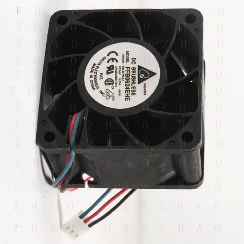 L+ 1pcs for DELTA BRUSHLESS FFB0624EHE fan MODEL DC24V 0.57A 3pin 60*60*38mm 6cm