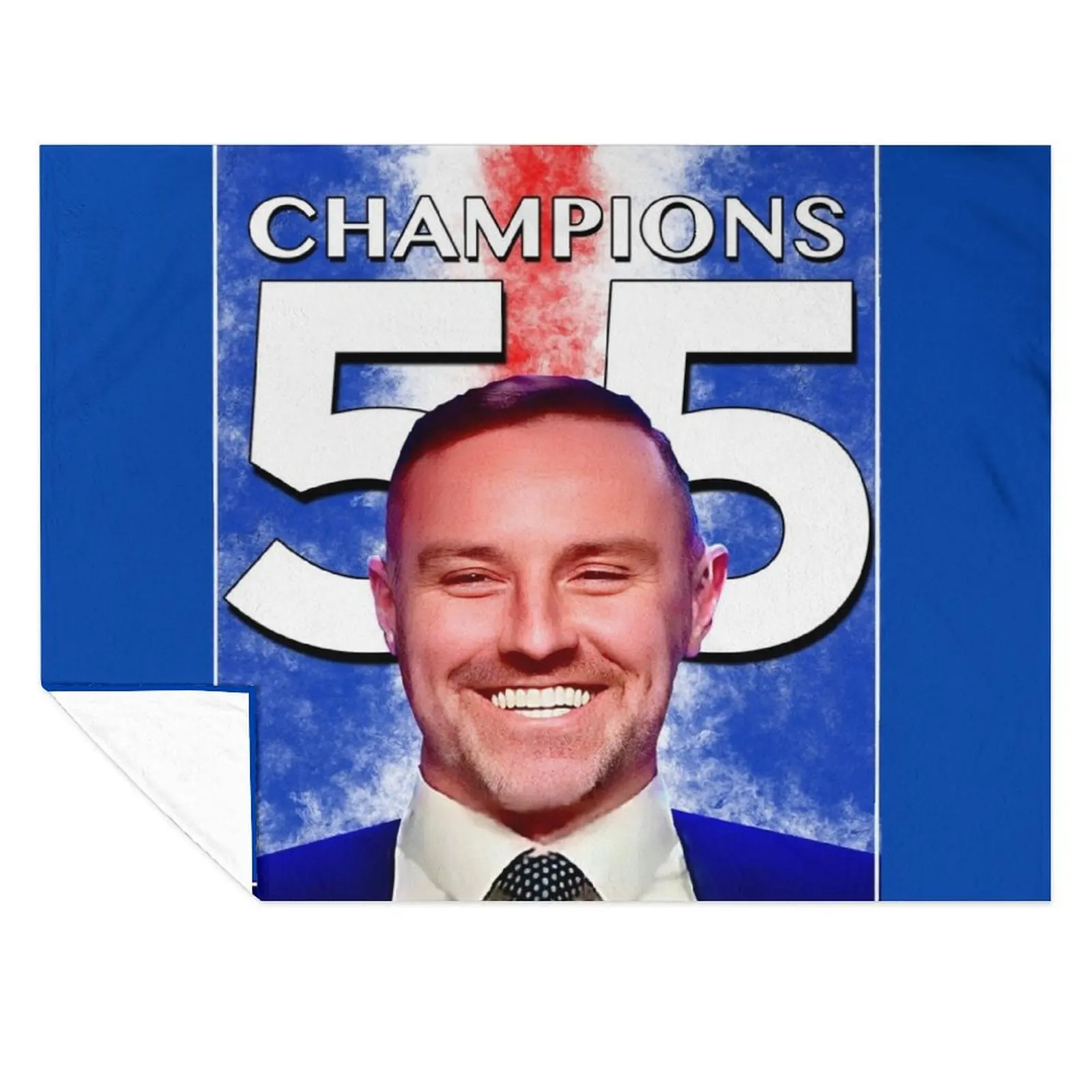 

Glasgow Rangers Champions 55 Throw Blanket Picnic warm winter funny gift Blankets