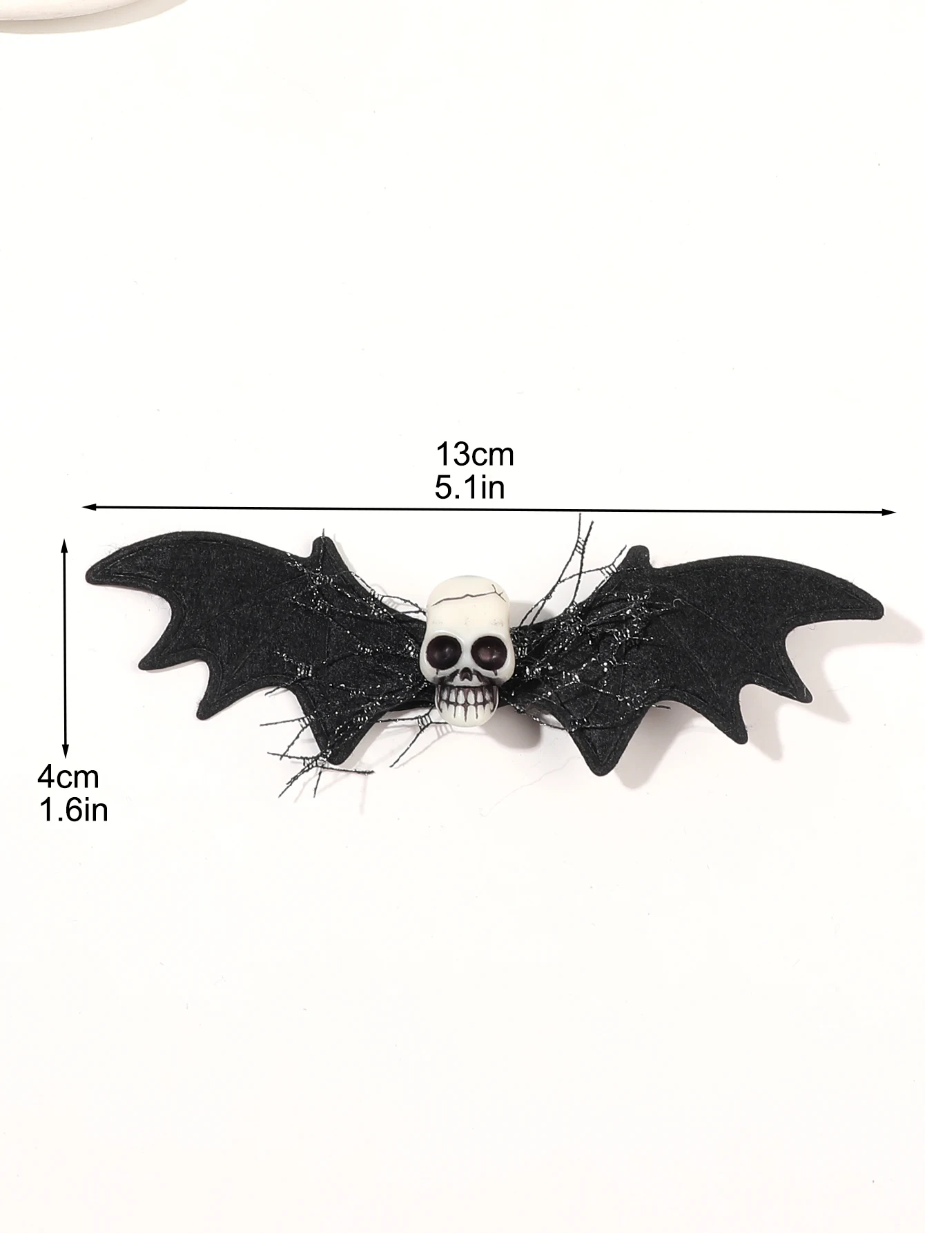 2Pcs ,Skull and Devil Wings Hair Clips  Cosplay and Halloween Costume Accessories for Girls Women