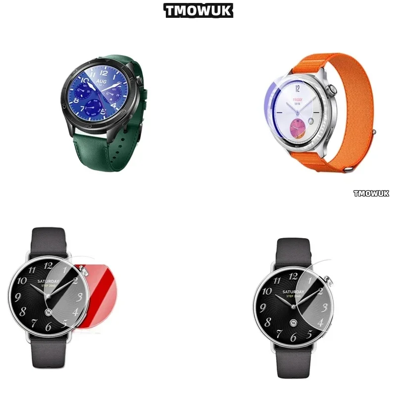 

Для Xiaomi Watch S4 41 мм Haylou Solar Neo - HD прозрачное закаленное стекло 9H, защита от царапин, установка без пыли, совместимость с корпусом, Amazon