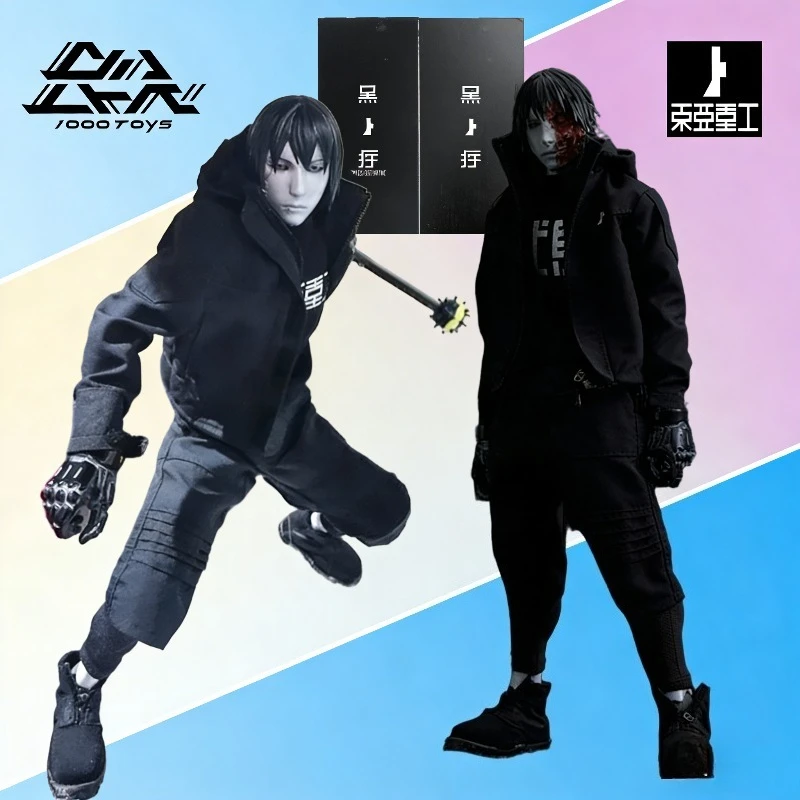 

1000Toys Original Eastern Heavy Industries Series Black Plague Battle Damage Version Action Figure Model Toys Gifts for Boys