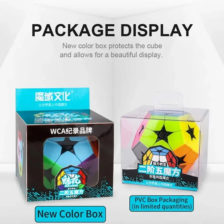 2x2 Kibiminx Megaminxeds Moyu meilong Cubo Magico Dodecaedro Professione Velocità Puzzle Cubo Magico Giocattoli Di Compleanno Regali Di Natale