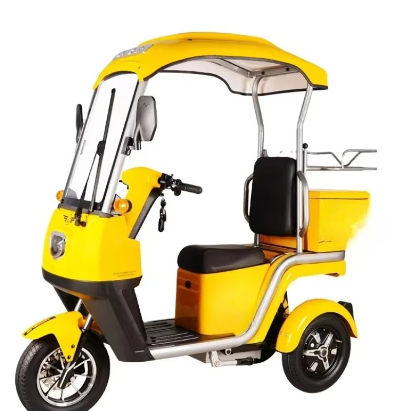 

Electric service vehicle, moped, tricycle, tricycle