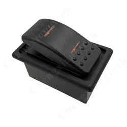 Illuminated Orange Led Rocker Switch Mounting Holder Panel 12V 20A 24V 10A Waterproof for Car Boat Truck Carling Type