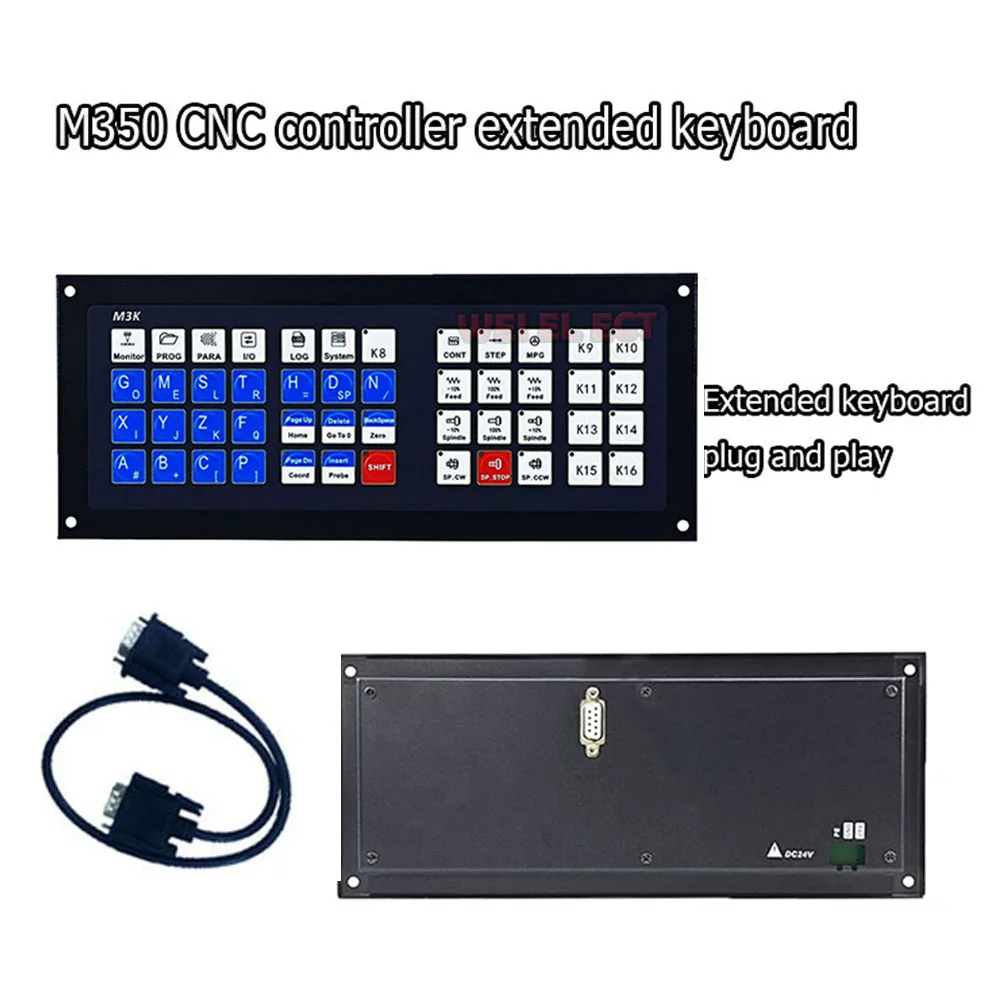 Caldo! Controller offline cnc Ddcs-expert 3/4/5 assi 1 mhz G-code Atc Tastiera estesa con volano di arresto di emergenza Mpg