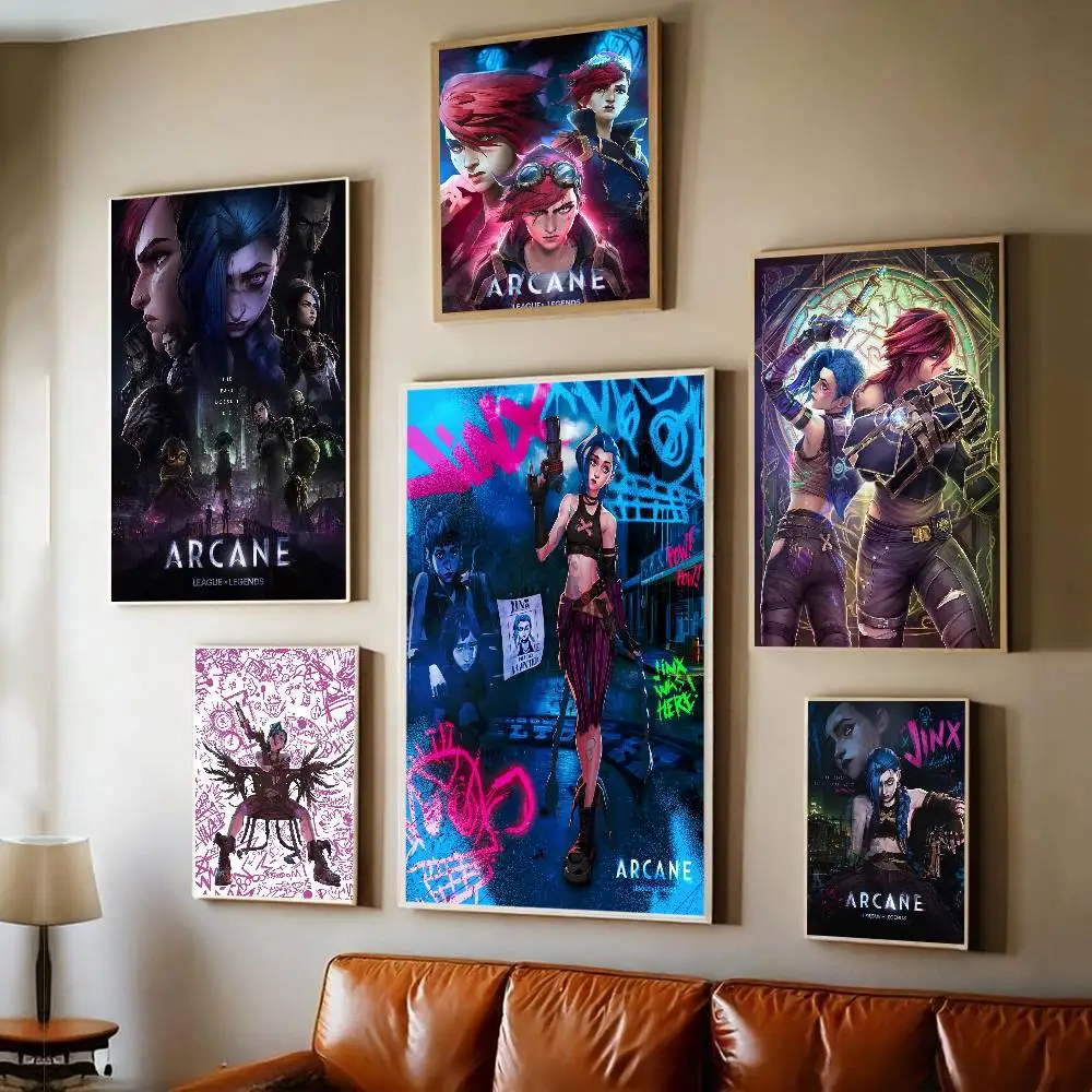Anime A-Arcane Classic Vintage Posters HD Quality Wall Art Retro Posters For Home Room Wall Decor
