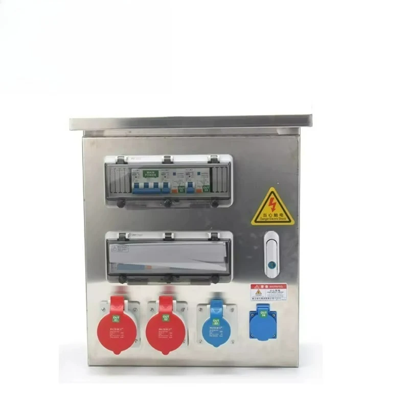 Flame Retardant Waterproof Dustproof Convenient Electrical Combination Industrial Socket Box Outdoor Temporary Power Box