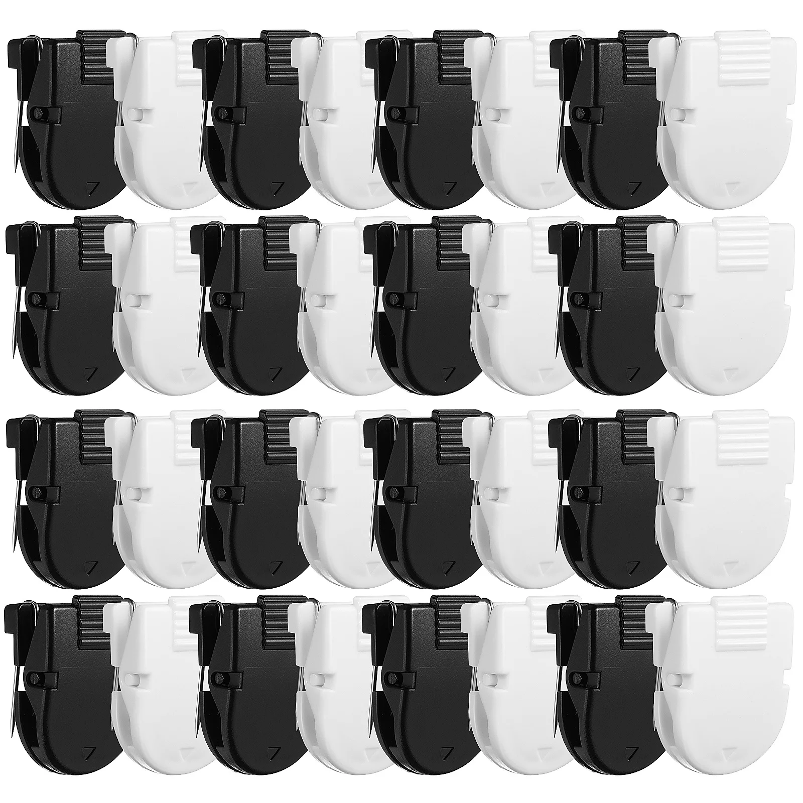50Pcs Mini Plastic Clips Strong Grip Small Clips for Crafts Hanging Photos Paper Notes Holder Paper Clip Holder