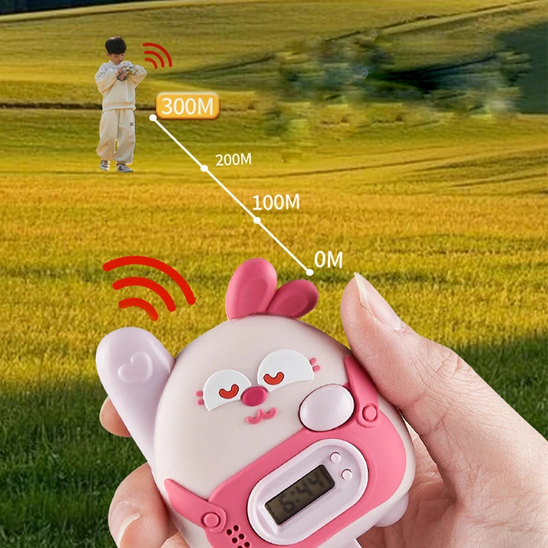 Crianças relógio sem fio walkie-talkie brinquedos eletrônicos 300 metros chamada sem fio walkie-talkie interação pai-filho brinquedo presente