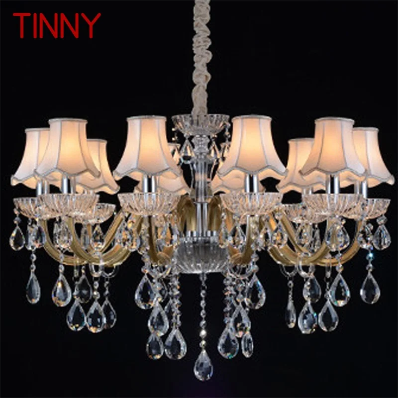 

TINNY European Style Chandelier Lamp LED Pendant Lighting Luxury Decorative Fixtures for Home Hall