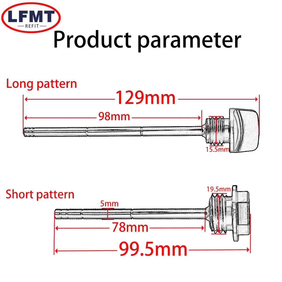 For Honda CRF250R CRF250X CRF450R CRF 250R 250X 450R 2004-2019 CNC Engine Oil Dipstick Stick Plug Cap Aluminum Accessories