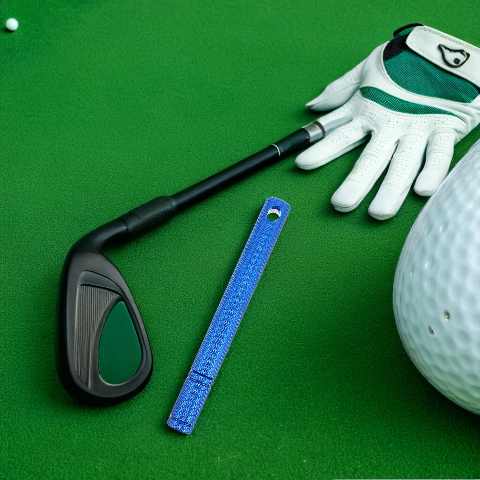

1pc Golf Cleaning Tools Club Grooves Sharpener Stainless Steel Cleaner Kit Ball Head Tools Golf Gadgets Portable Design Enhances