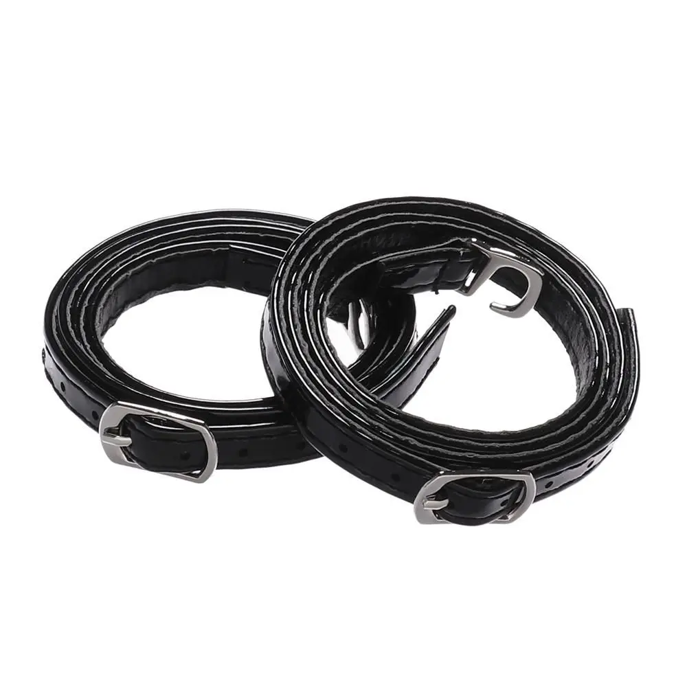 Metal Buckles Foot Care Accessories Shoe Lace Tie Bundle Shoelace PU Leather Shoelace Anti-skid Straps Ankle Shoe Belt