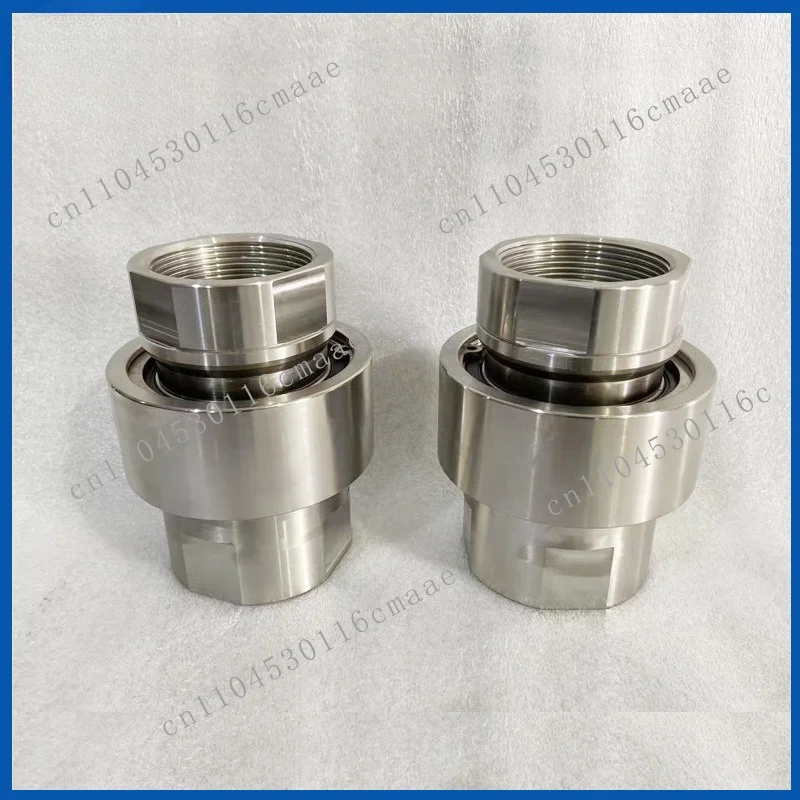 High Pressure Straight Through 304 Stainless 360  Universal Rotary Joint Connected By  and External Threads of The Pipeline