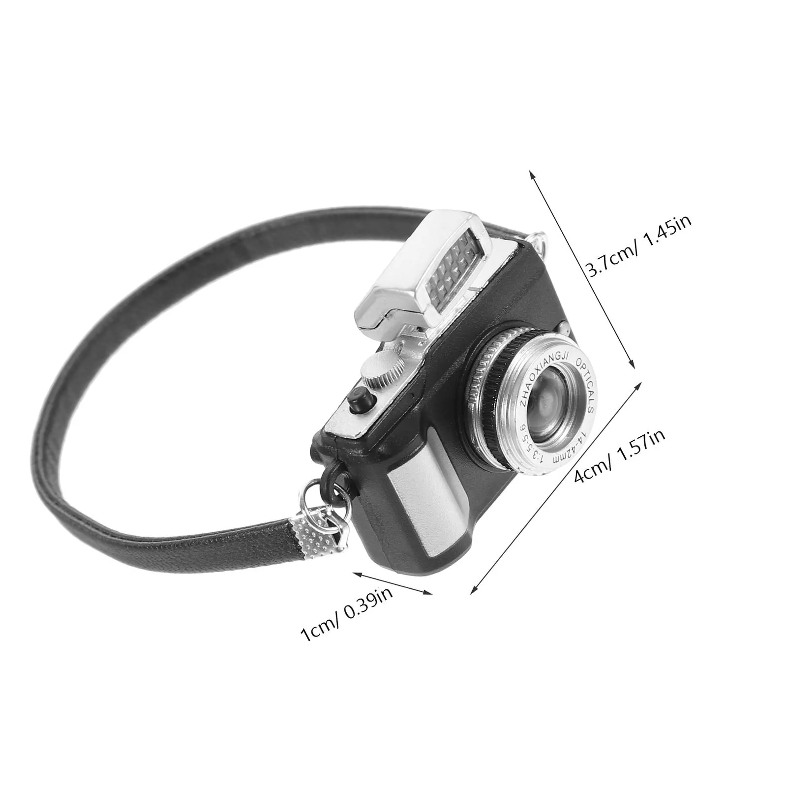 5 pçs criativo em miniatura câmera do vintage decoração fotografia adereços para casa de bonecas acessório incentivando jogo imaginativo das crianças