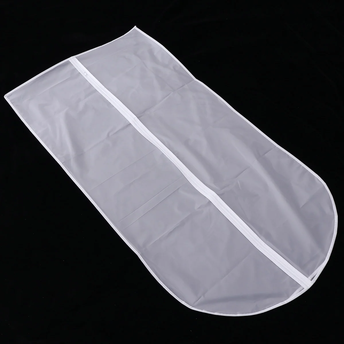 PEVA Clothes Cover Clear Plastic Garment Bags Semitransparent Storage Bags (White Size L 60*100CM) clothes bag