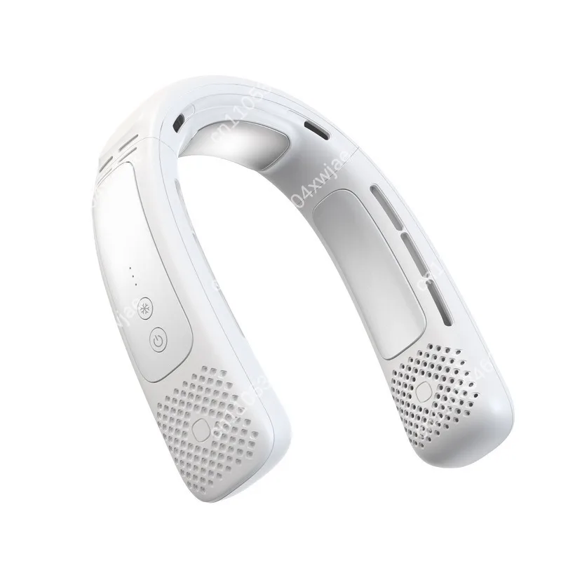 

Refrigeration Neck Fan Portable Air Conditioner, USB Rechargeable Long Battery Life Bladeless for Outdoor Sports