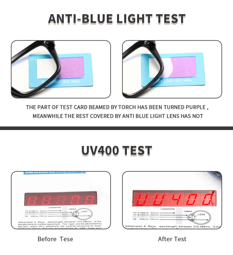 BEMORE Square Prescription Glasses Women Photochromic Anti Blue Light Myopia Magnifying Optical Lenses Eyewear