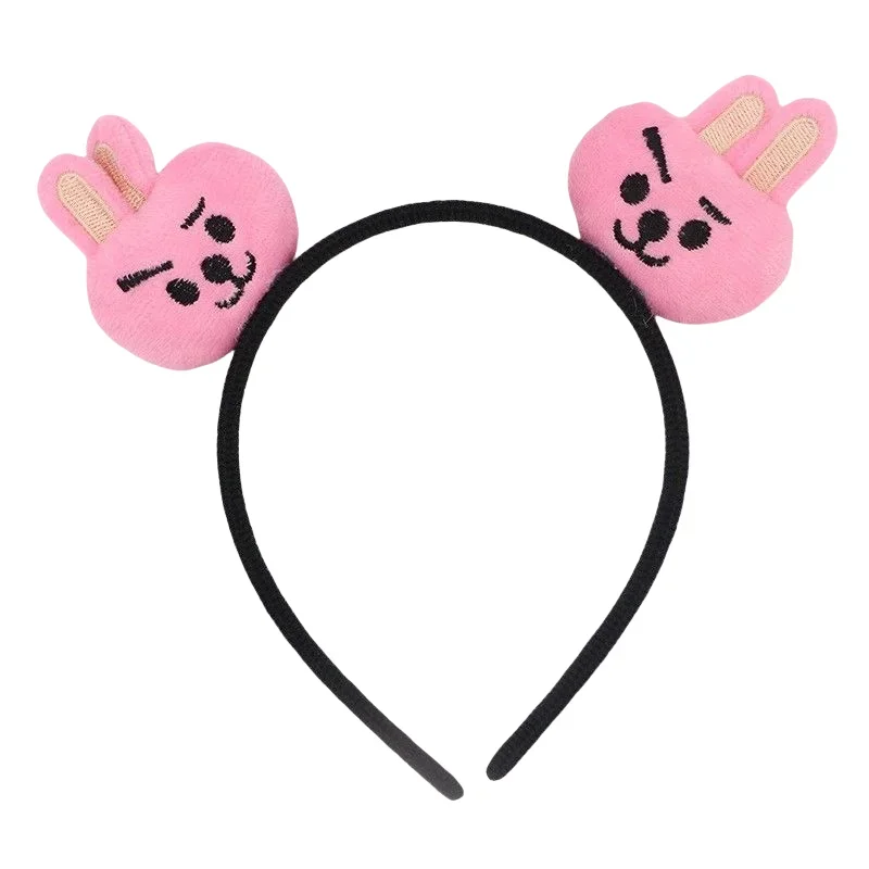 Аниме BT21 повязка для волос Kawaii RJ COOKY мультфильм милая плюшевая кукла повязка на голову женские аксессуары для макияжа головные уборы подарок