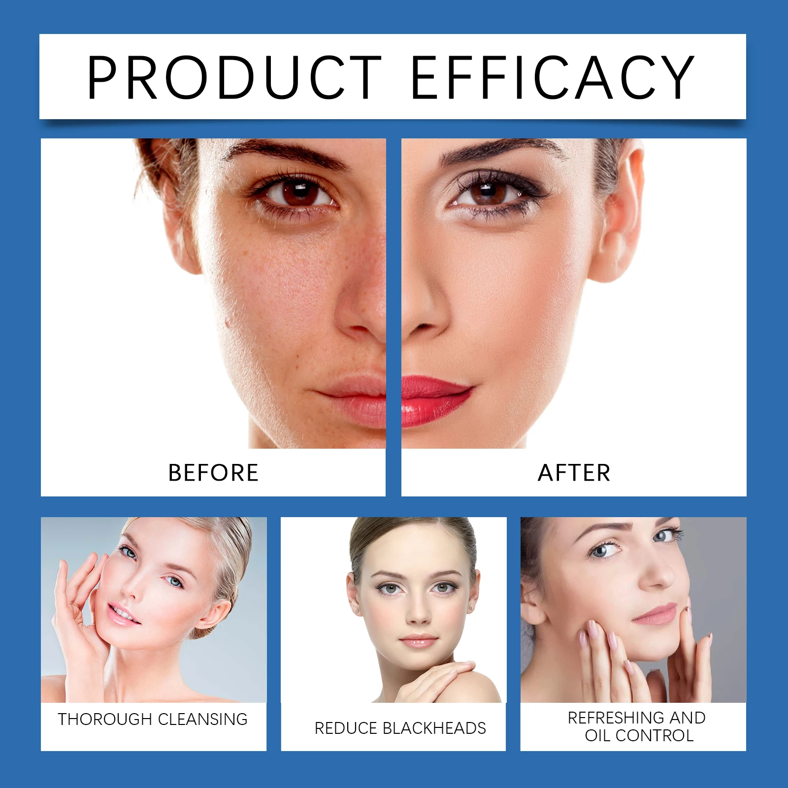 رغوة تنظيف حمض الهيالورونيك، تنظيف بشرة الوجه بشكل معتدل وتخفف الخطوط الدقيقة، ترطيب عميق، منظف للوجه المغذي