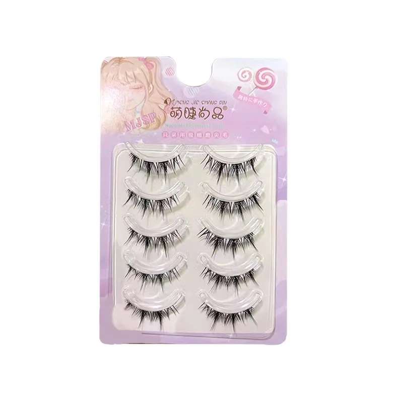 Neue ultrafeine transparente Stamm falsche Wimpern Manga Wimpern weiche künstliche Wimpern gemischte Rennen Thai Make-up Wimpernverlängerung