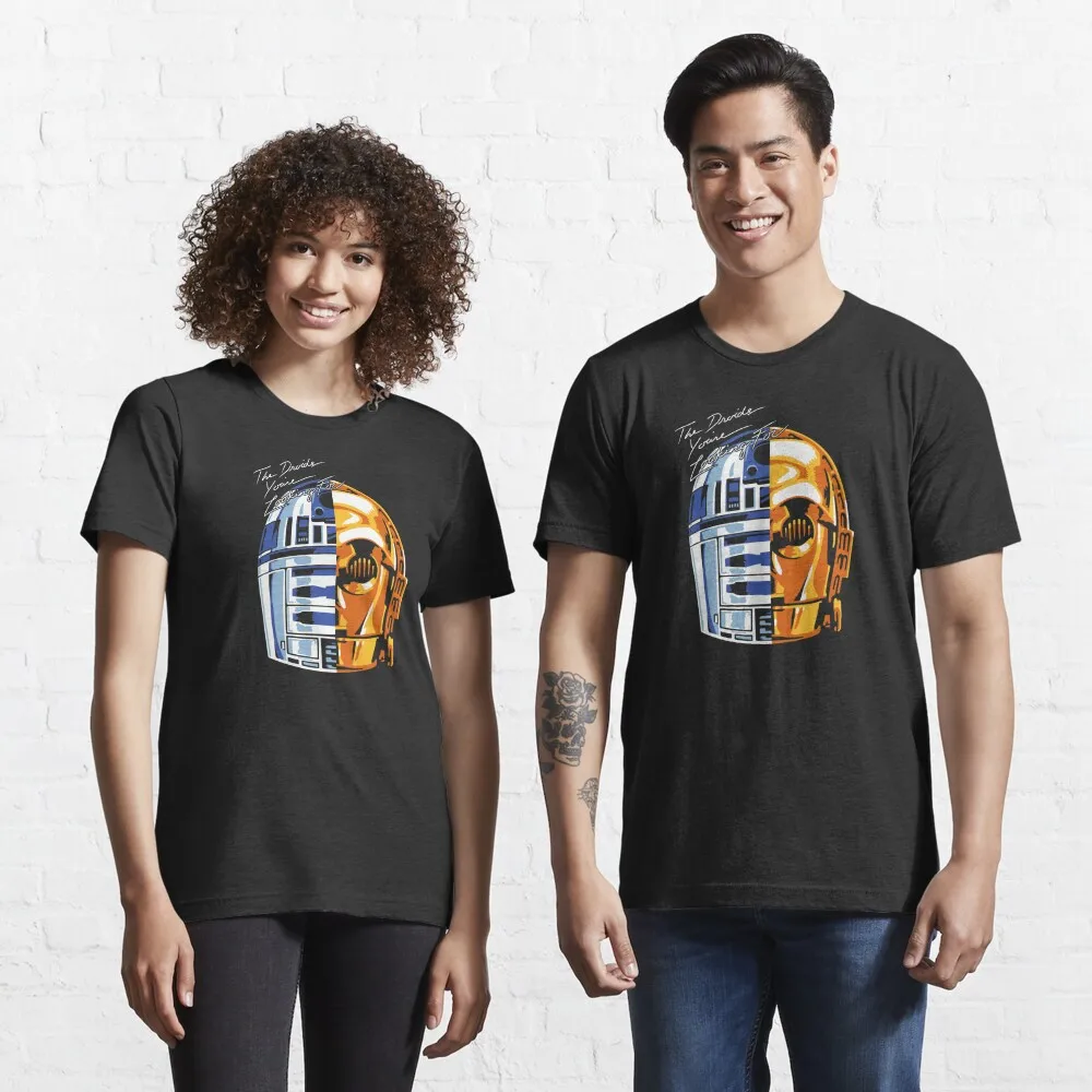 Daft Droid Essential T-Shirt Unisex T-shirts For Man Woman Short Summer Tees Casual Cotton Luxury Brand Fashion Couple's Cloths