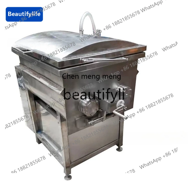 

X C45 Automatic vacuum mixing machine, sausage filling, blender, automatic discharge stainless steel food blender
