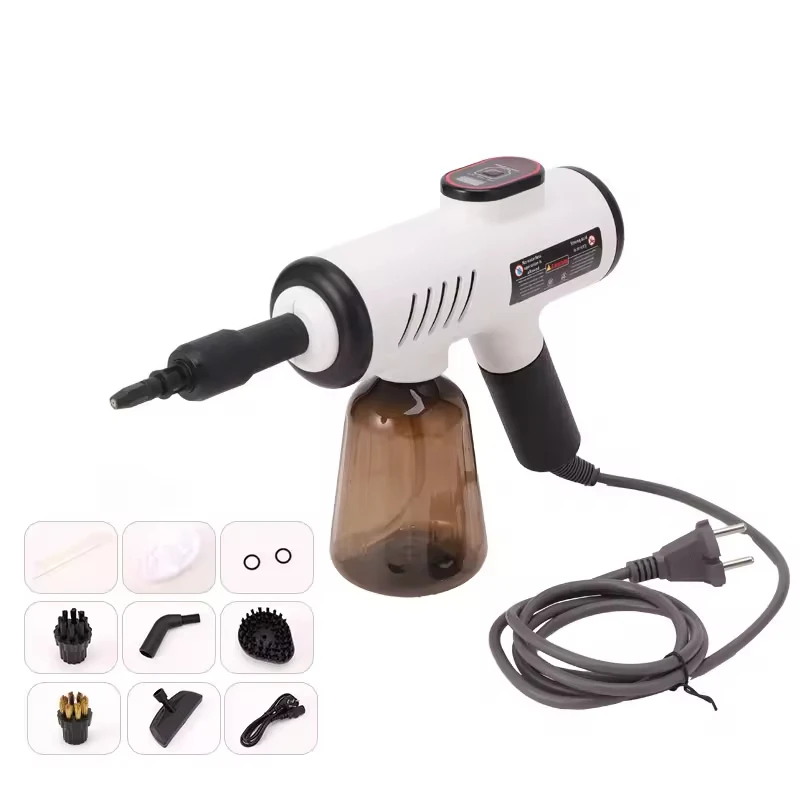 

Portable High Temperature Pressurized Steam Cleaning Machine Fabric Sofa 600ml Handheld Steam Cleaner