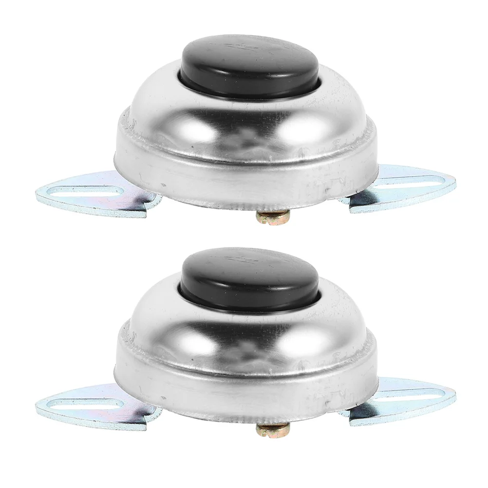 

2Pcs Universal Car Horn Button Switch for Trucks Tractors Tricycles Electric Vehicles Clear Loud Warning Durable
