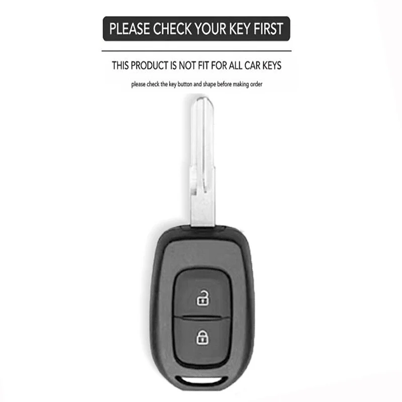 Silicone 2 Button Car Remote Key Fob Cover Case for Renault Kwid Traffic Symbol for Dacia Sandero Logan Duster 2016 2017 2018