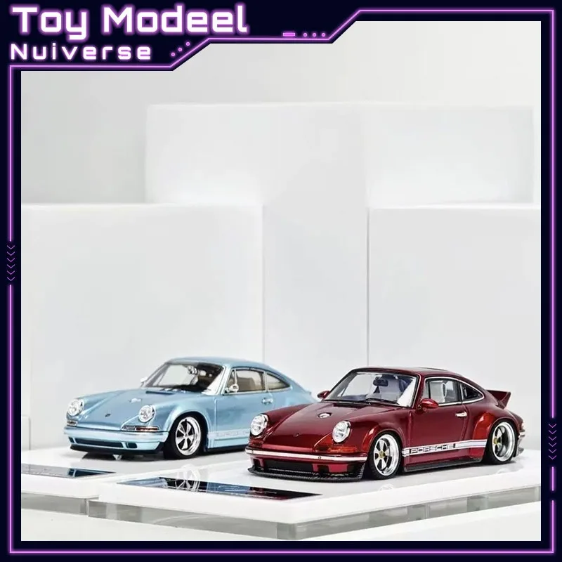 HEC Zincit Singer Coupe DLS Red Blue Limited Edition 1:43 Scale Ultra Diecast Alloy Car Model Collectible Ornament Perfect Gift