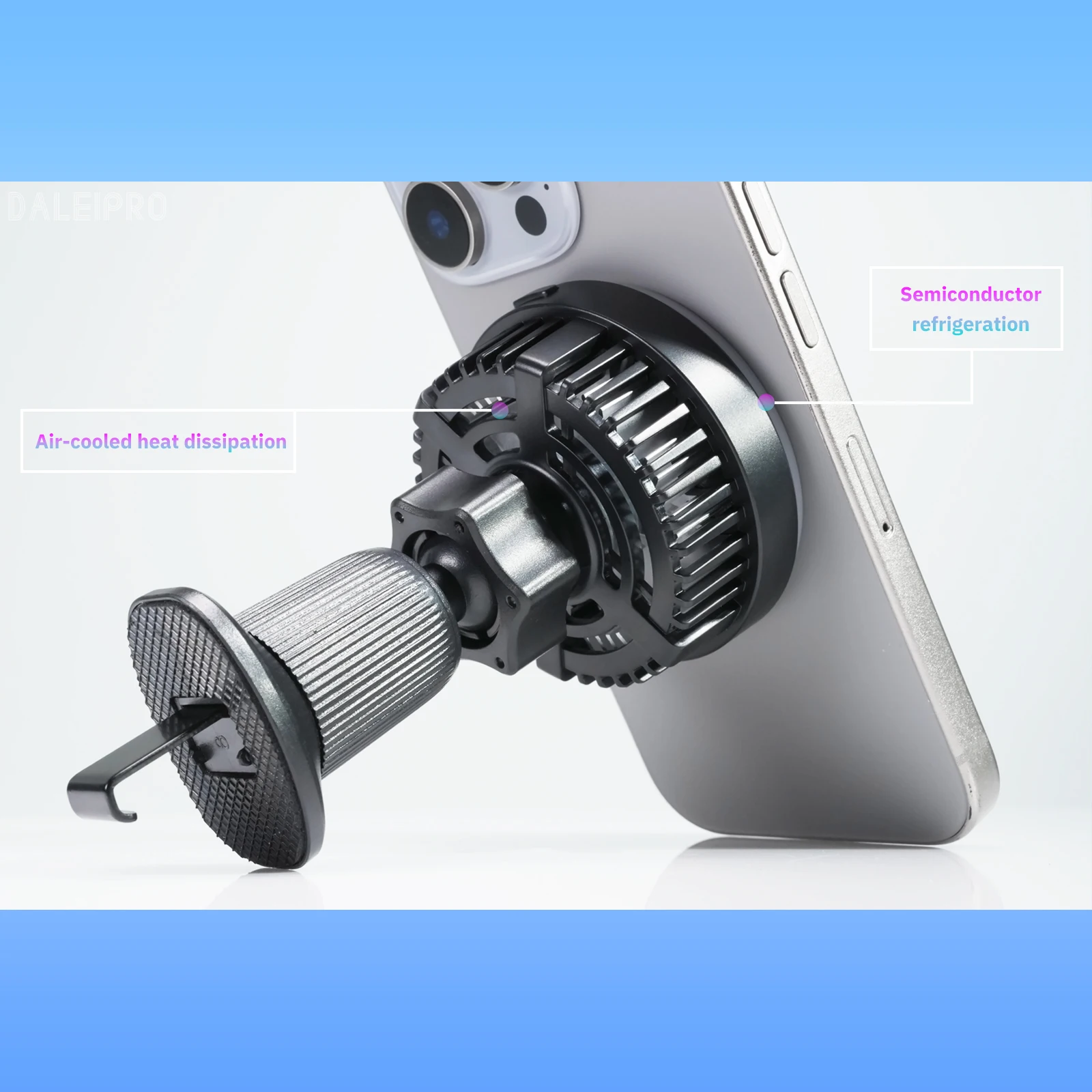 Kühlung Telefon Halter Auto Magnetische Telefon Kühler Halbleiter Aktive Kühler Cool Down Telefon Qi 15W Magsafe Schnelle Drahtlose Ladegerät – Detail 11