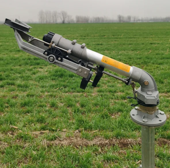 Range 26-53 m Big Metal Sprinkler for Farm Irrigation 360 Degree Automatic Rotation Rain