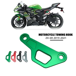 For Kawasaki For Ninja ZX-6R ZX6R 2019 2020 2021 2022 Motorcycle CNC Aluminum Luggage hook Rear Passenger Handbar Hooks