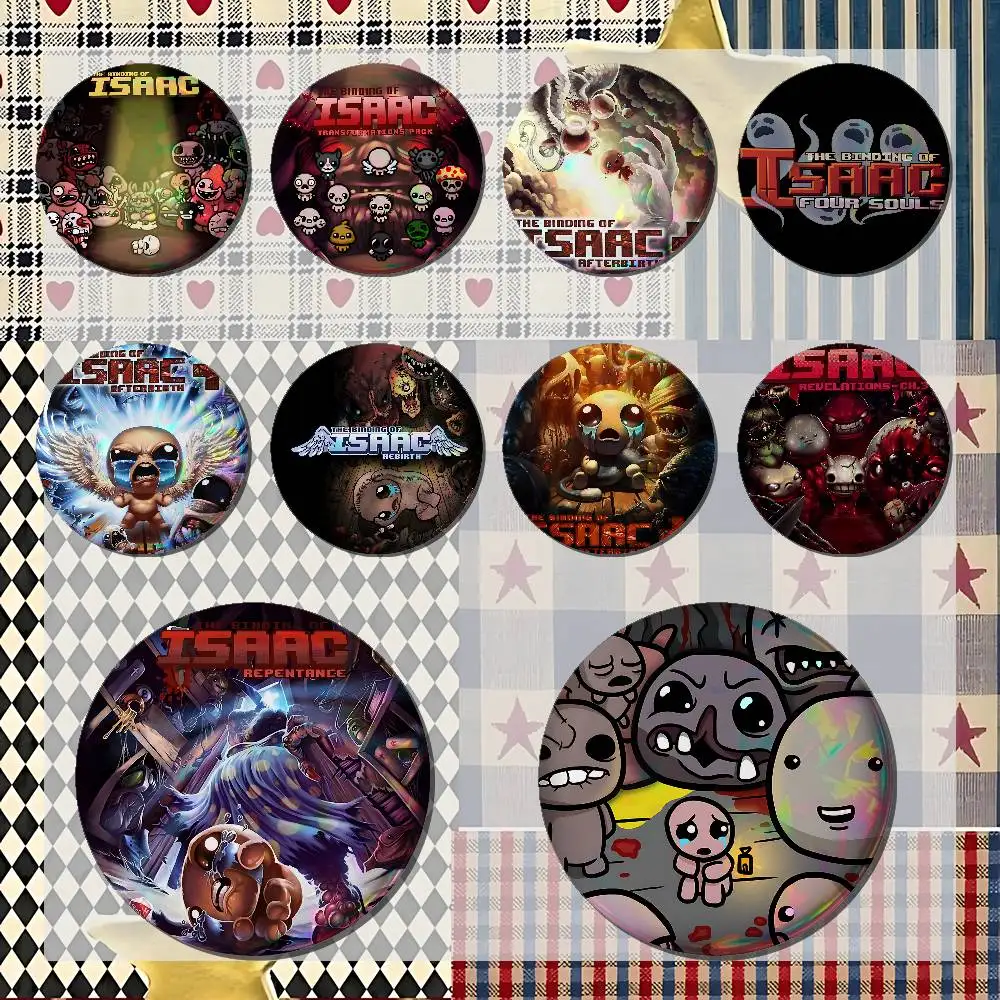 Game The Binding Of I-Isaac Badges Tinplate Soft Button Pin Brooch Metal Badge Custom Jewelry Accessories Hat Bag Lapel