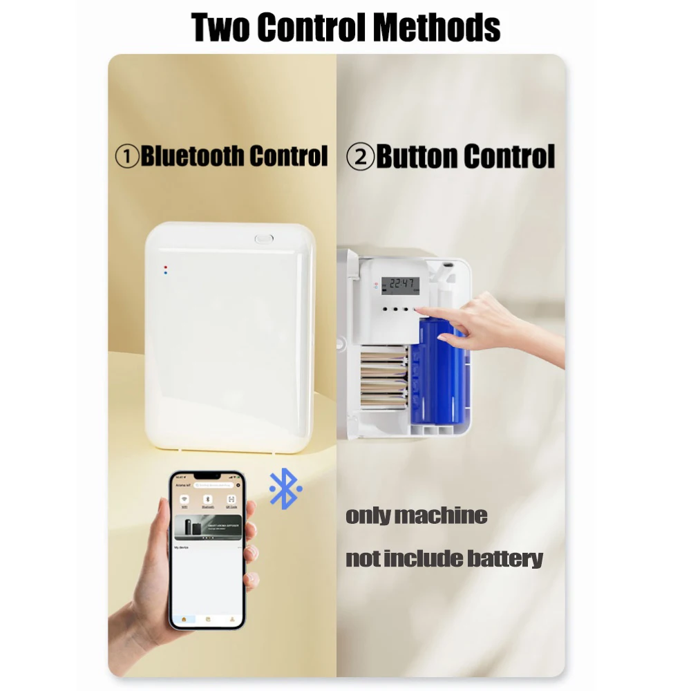 Fragrance Diffuser Electric Smell For Home Room Fragrance Waterless Diffuser Bluetooth Control Coverage 300m³ Air Freshener