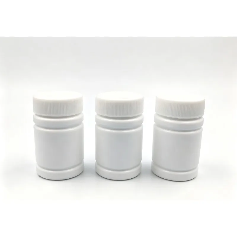 50 Pcs HDPE White Plastic Empty Jars - 30ml 50ml 80ml 120ml Refillable Containers for Creams, Powders, Bath Salts & Cosmetics