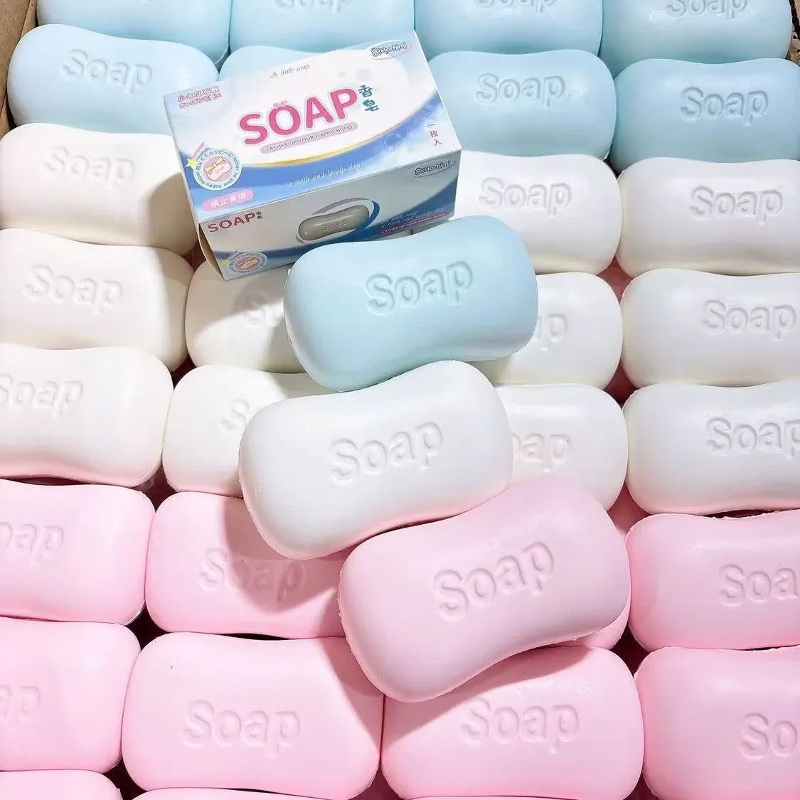 Simulation Soap Shape Squishy Toy PU Stress Reliever Decompression Anti-Anxiety Soft Slow Rebound Squeeze Gift Office Desk