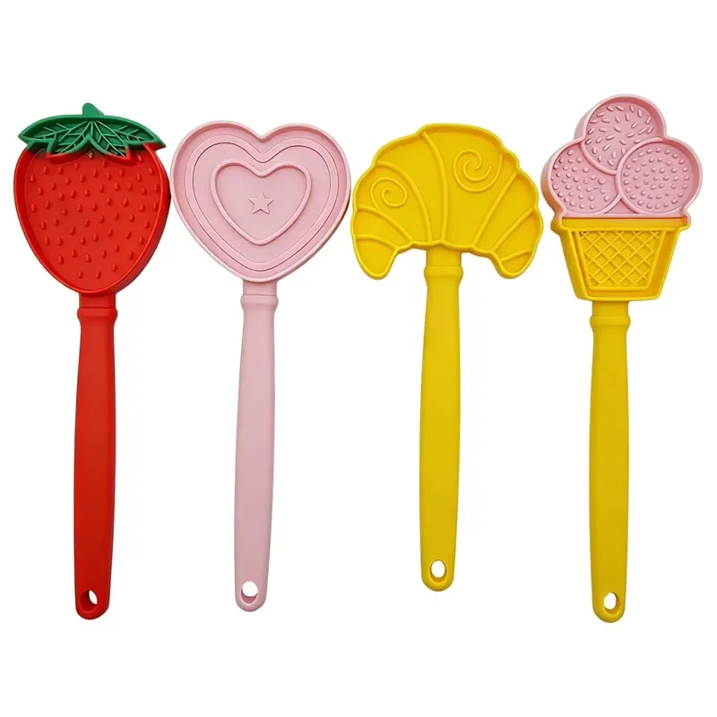 Eco-friendly Silicone Licking Stick and Lick Mat for Cats and Dogs Funny Feeding Toy
