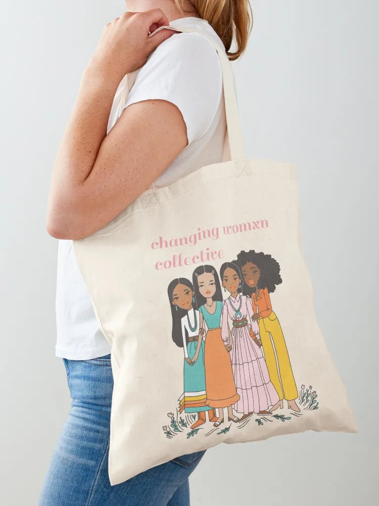 Changing Womxn Logo Tote Bag Women's shopping bag Women's shopper bag foldable reusable