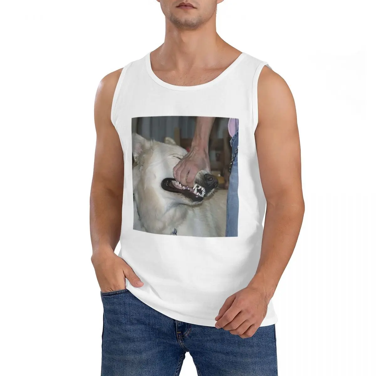 100% Cotton I'll Be Okay By Sign Crushes Motorist Sleeveless T-Shirt Men Workout Sports Clothing Tops Men's Crew Neck Vest