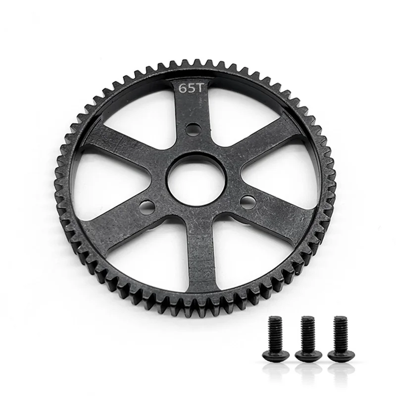 Harden Steel 65T Main Spur Gear 0.8M 32P 3960 for 1/10 Summit E- E- RC Car Upgrade