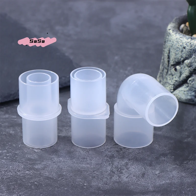 1 قطعة 15 مللي متر إلى 22 مللي متر التخدير دائرة التنفس المموج نظام موصل مستقيم للاستخدام البيطري مادة PP #4