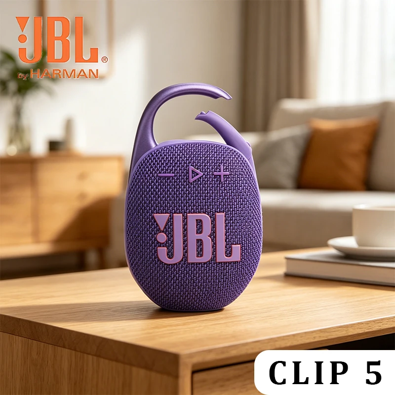 jbl-clip5-backpack-mounted-bluetooth-sound-box-fifth-generation-wireless-portable-waterproof-riding-outdoor-small-speaker