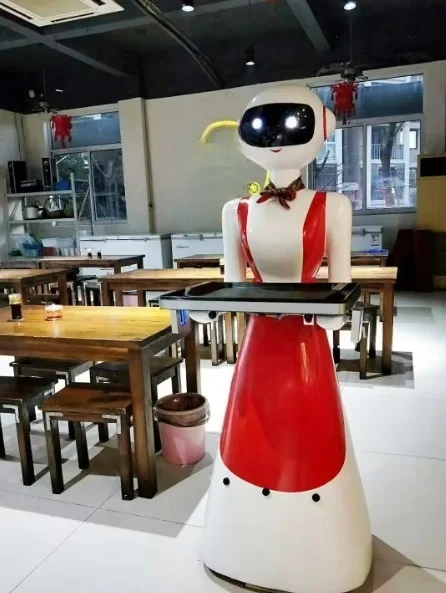 Fornecedor de atacado Robô de restaurante inteligente Alimentos Serviço de robô de garçom humanóide