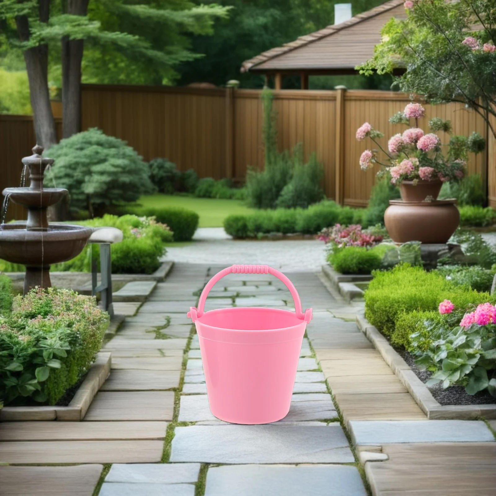 

Mini Watering Can Kids Garden Tool Toy Decorative Small Gardening Accessories Children Play Farmhouse Decorative Tiny Bucket