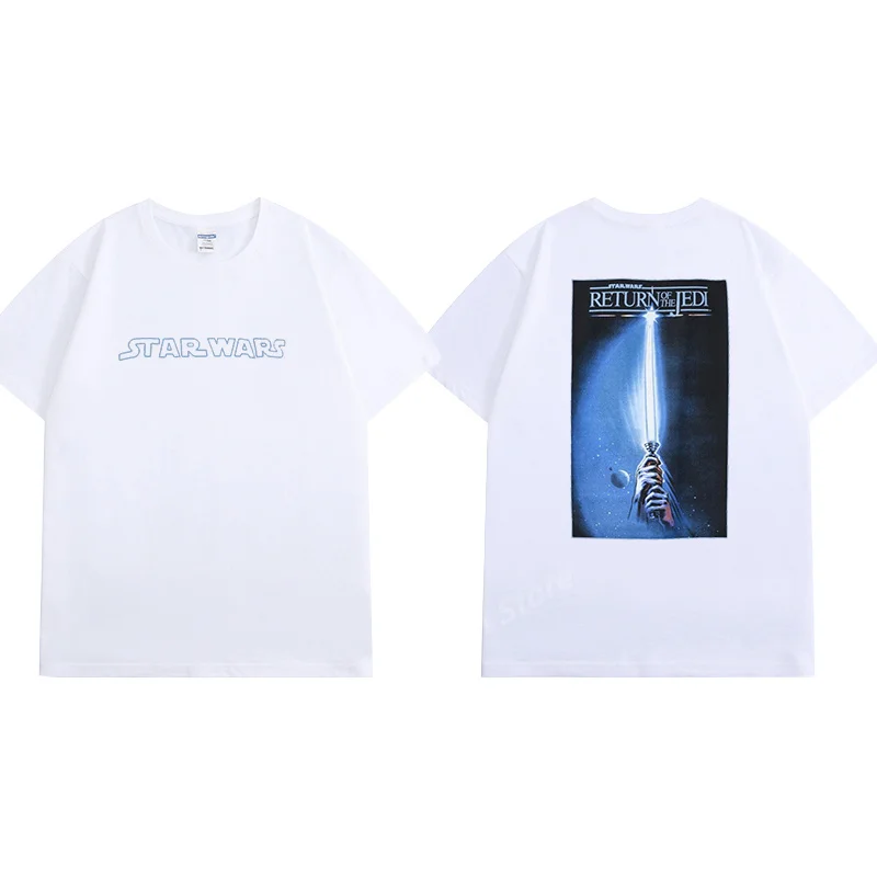 (Uniqlo) Nieuwe Star Wars T-Shirt Y 2K Tees Mannen Mode Kid T-Shirt Top Mannen Katoen T-Shirt Top Zomer Vrouwen T-Shirt Heren Kleding