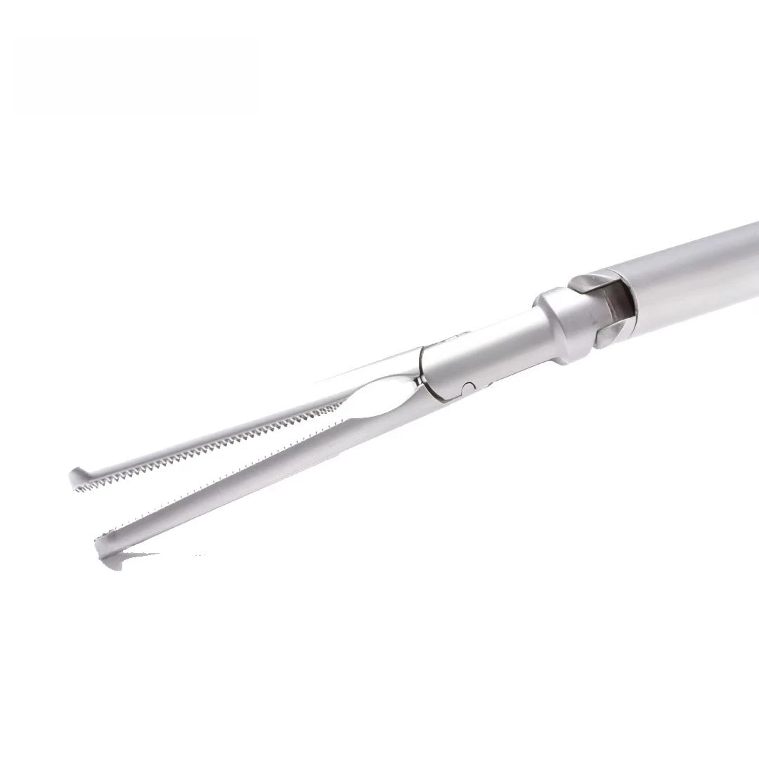 Stainless Steel High Strength Anti-Slip Efficient Operations Flexible Intestinal Forceps Reusable Surgical